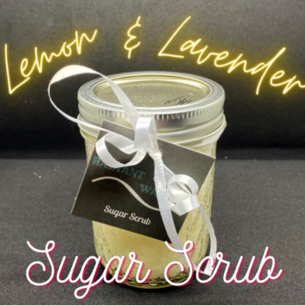 Lemon & Lavender 8oz versatile sugar scrub